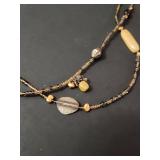 Silpada Mixed Bead, Silver Long Necklace