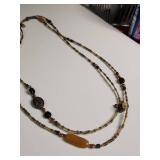 Silpada Mixed Bead, Silver Long Necklace