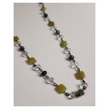 Silpada Crystal and Jade Beaded Necklace