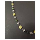 Silpada Crystal and Jade Beaded Necklace