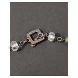 Silpada Crystal and Jade Beaded Necklace