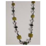 Silpada Crystal and Jade Beaded Necklace