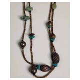 Silpada Southwestern Style Heishi Bead Necklace
