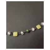 Silpada Jade and Crystal Beaded Necklace