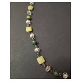 Silpada Jade and Crystal Beaded Necklace