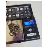 Silver Rope Chain Necklace