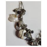 Silpada Mother of Pearl and Gemstone Necklace