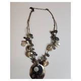 Silpada Mother of Pearl and Gemstone Necklace