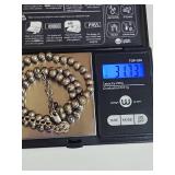 .925 Silpada Sterling Silver Bead Necklace 31.7g