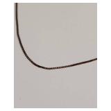 Gold-Tone .925 Clasp Box Chain Necklace