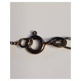 Gold-Tone .925 Clasp Box Chain Necklace