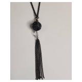 Silpada Sterling Silver Tassel Pendant Necklace 26.47g