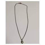 Victorian Style Childs Cameo Pendant Necklace