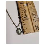 Victorian Style Childs Cameo Pendant Necklace