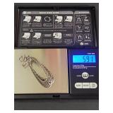 Sterling Silver Filigree Oval Dangle Earrings 5.9g