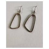 Sterling Silver Silpada Geometric Drop Earrings 11g