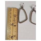 Sterling Silver Silpada Geometric Drop Earrings 11g