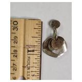 Sterling Silver Silpada Layered Disc Drop Earrings 6.7g