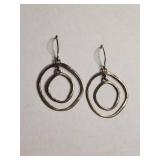 Silpada Sterling Silver Double Spiral Drop Earrings .925 7g
