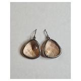 Champagne Crystal Drop Earrings