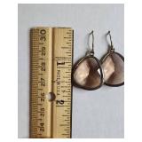 Champagne Crystal Drop Earrings