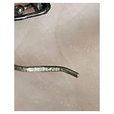 Sterling Silver Crystal Teardrop Dangle Earrings