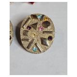 Two Pairs of Statement Earrings