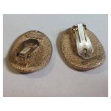 Two Pairs of Statement Earrings