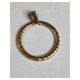 Three Pairs of Gold Tone Hoop Earrings Set