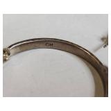 Silver Tone Wide Hoop Earrings Set