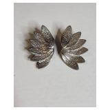 Silver Tone Jewelry Set - 3 Pairs of Earrings