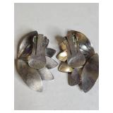 Silver Tone Jewelry Set - 3 Pairs of Earrings