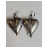 Silver Tone Jewelry Set - 3 Pairs of Earrings