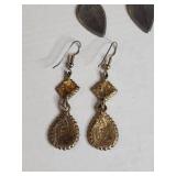 Southwestern Style Mixed Metal Earring Sets