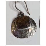 Silpada .925 Sterling Silver Disc Earrings 5g