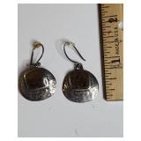 Silpada .925 Sterling Silver Disc Earrings 5g