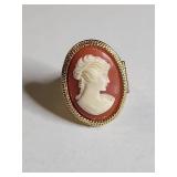 Avon Cameo Locket Ring