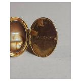 Avon Cameo Locket Ring