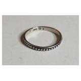 Silpada .925 Sterling Silver Beaded Band Ring 2g