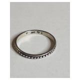 Silpada .925 Sterling Silver Beaded Band Ring 2g