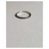 Silpada .925 Sterling Silver Beaded Band Ring 2g