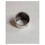 Silpada .925 Sterling Silver Domed Band Ring 10g