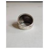 Silpada .925 Sterling Silver Domed Band Ring 10g