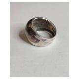 Silpada .925 Sterling Silver Domed Band Ring 10g