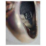 Silpada .925 Sterling Silver Square Signet Ring with Braided Border 14g