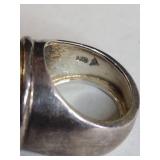 Silpada .925 Roman Coin Silver Ring 8g