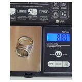 Silpada .925 Roman Coin Silver Ring 8g