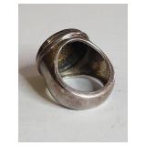 Silpada .925 Roman Coin Silver Ring 8g