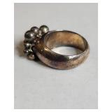 Silpada .925 Sterling Silver Grape Cluster Ring 18.9g