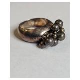 Silpada .925 Sterling Silver Grape Cluster Ring 18.9g